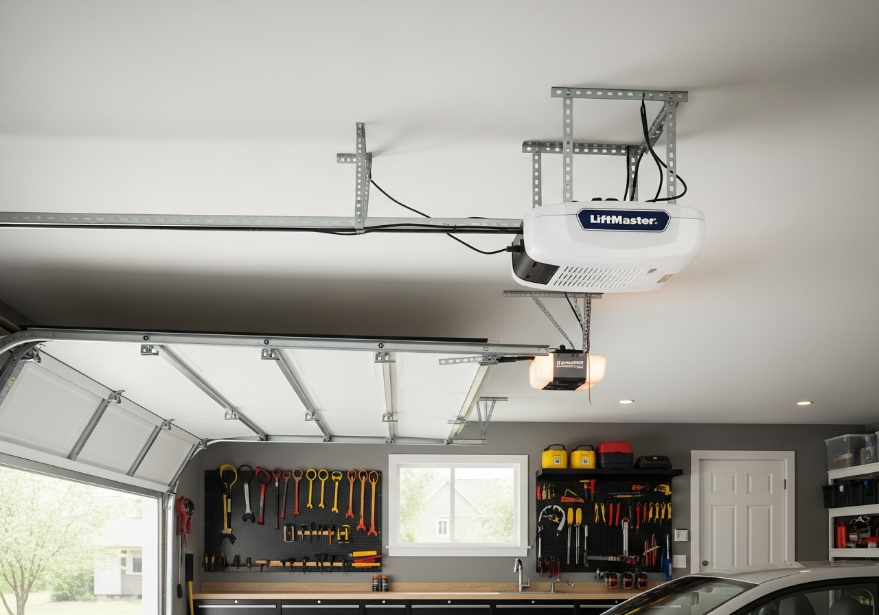 LiftMaster belt drive quiet garage door opener Lincoln NE