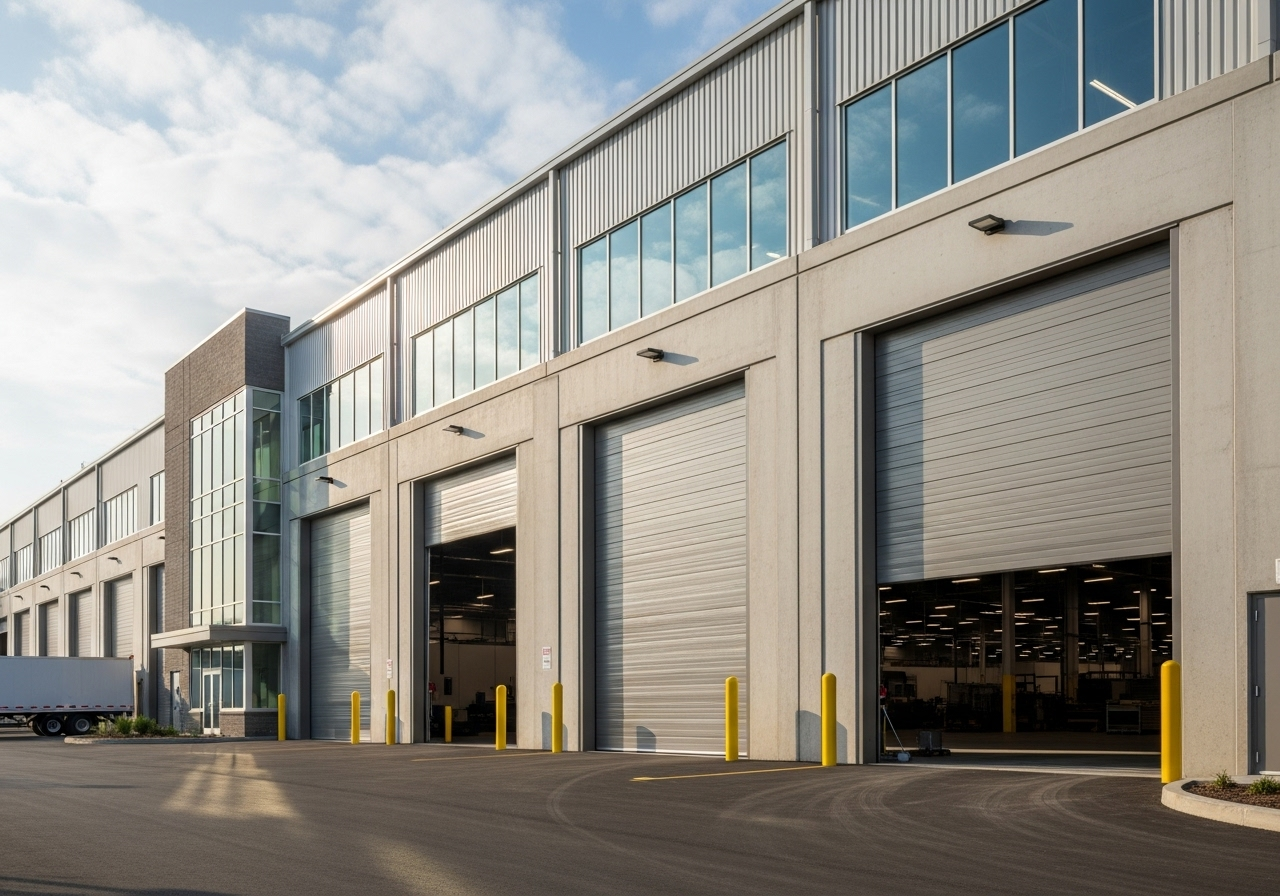 Commercial overhead garage door installation Lincoln NE